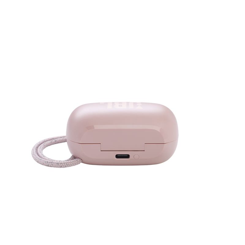 JBL Reflect Flow Pro - Pink - Waterproof true wireless Noise Cancelling active sport earbuds - Detailshot 4 image number null